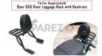 Fit For Royal Enfield Bear 650 Rear Luggage Rack With Backrest - SPAREZO